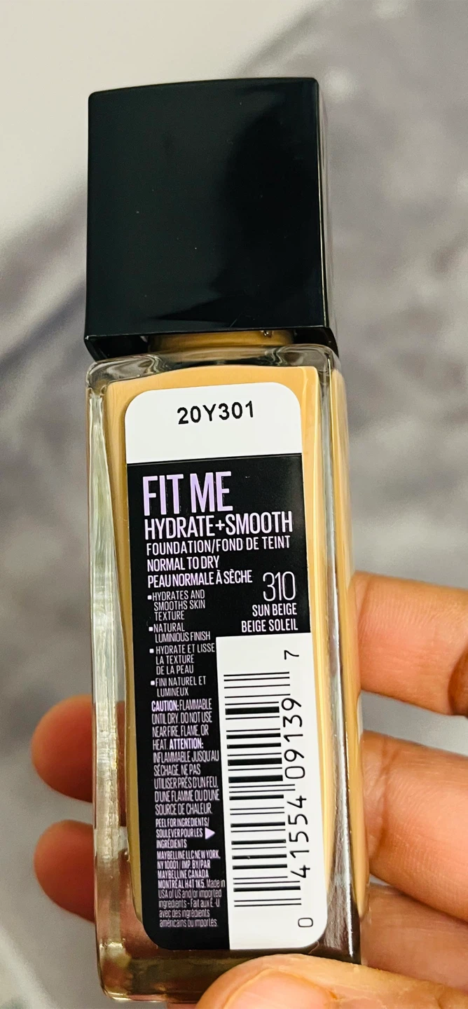 Maybelline Fit Me Hydrate + Smooth Foundation - Sun Beige - photo 2