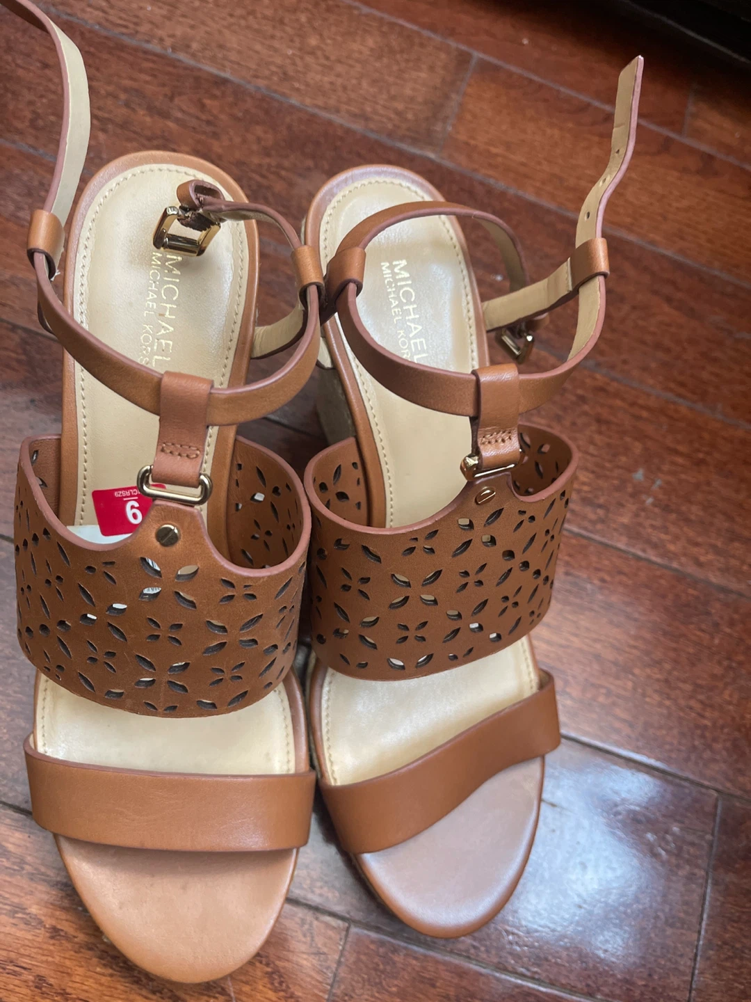 Michael Kors Espadrille Wedge Sandals - Size 6