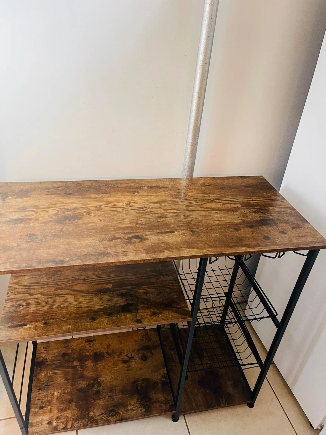 Rustic Brown Kitchen Baker's Rack( Moving Out) - photo 4