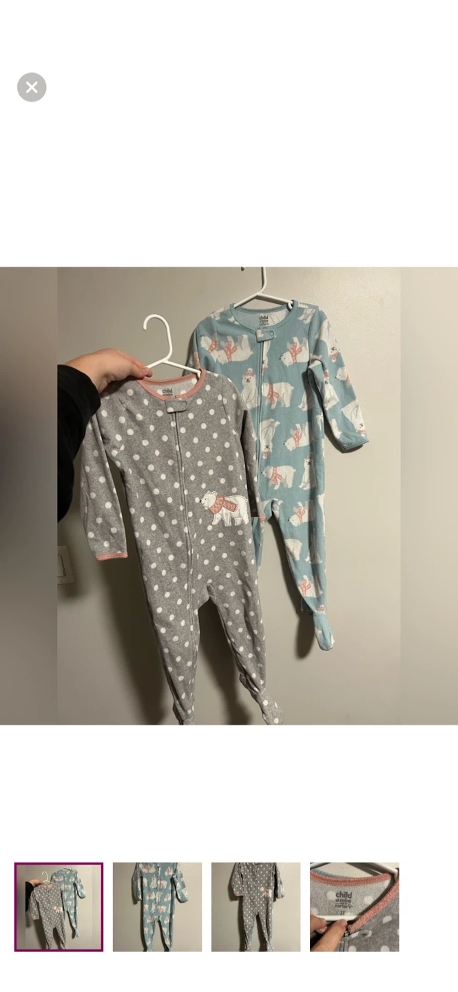 Child of Mine Carter's 3T Footed Pajamas