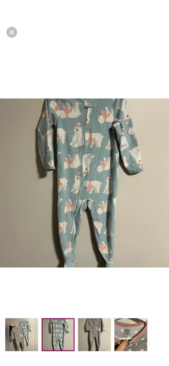 Child of Mine Carter's 3T Footed Pajamas - photo 2