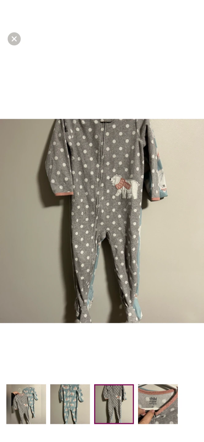 Child of Mine Carter's 3T Footed Pajamas - photo 3