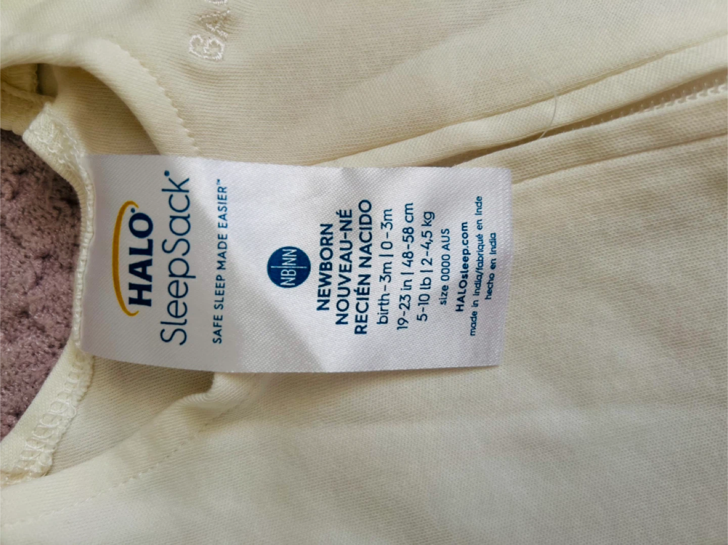HALO Sleepsack Newborn 0-3m - photo 2