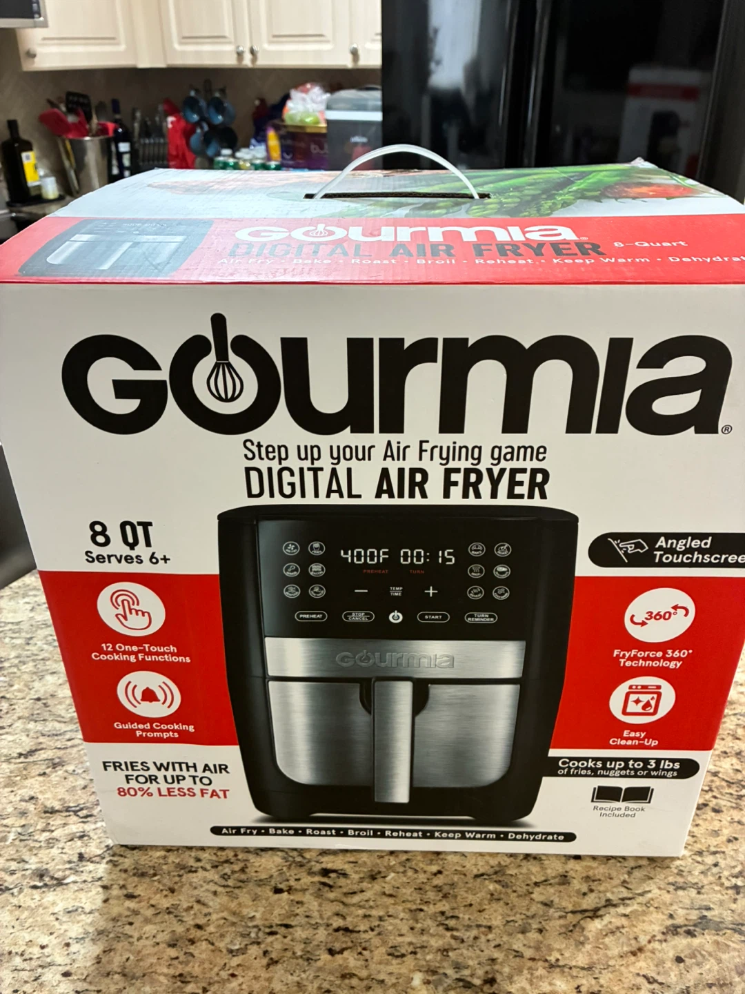 Gourmia 8-Quart Digital Air Fryer - New in Box!
