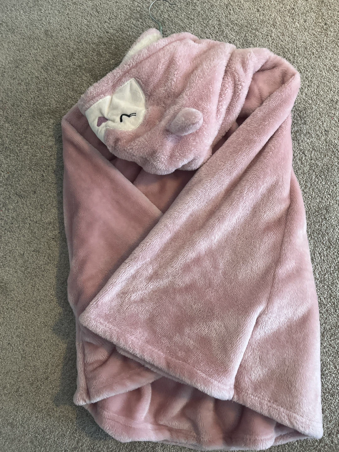 Cozy Critter Pink Hooded Blanket - photo 5