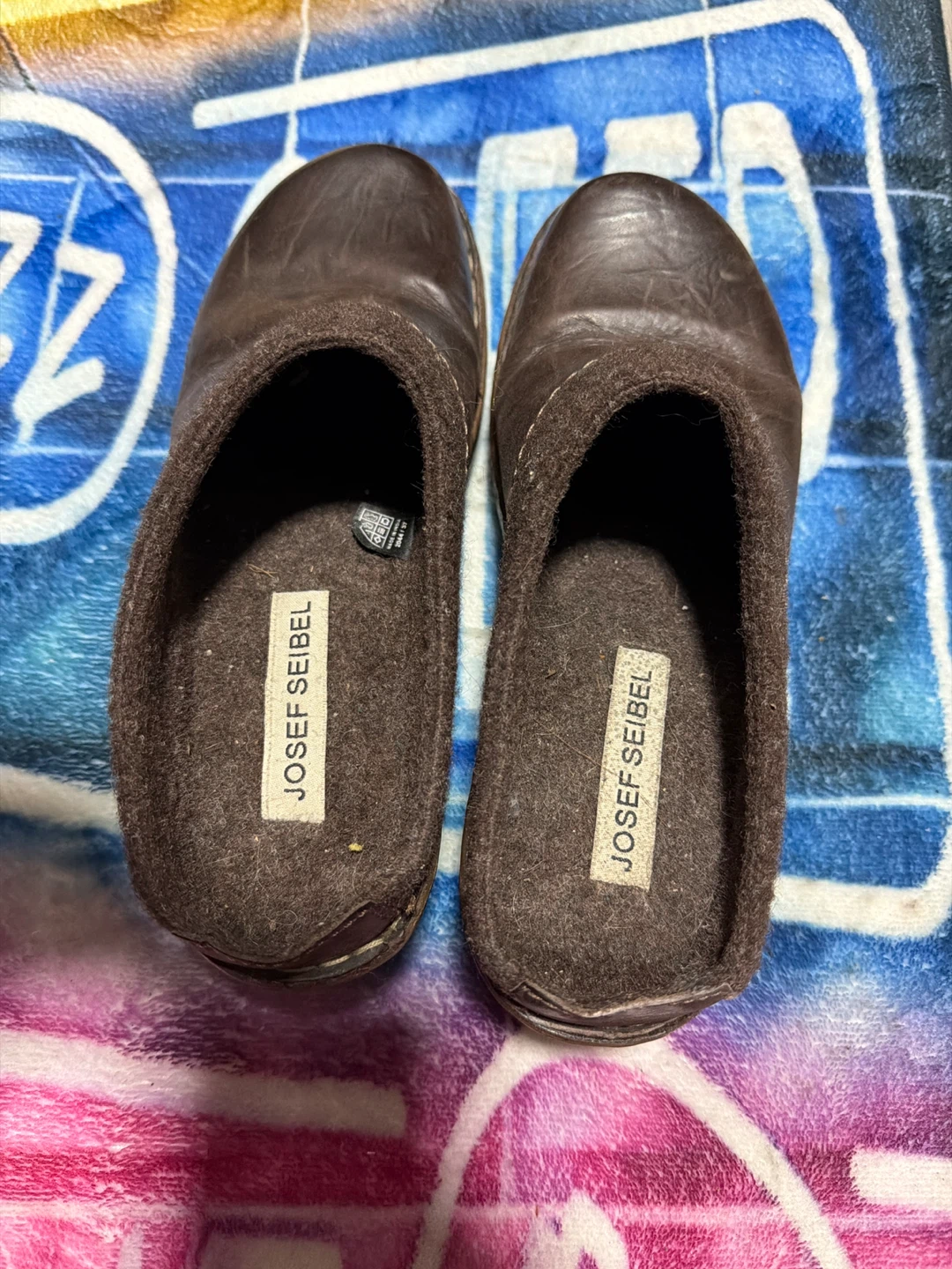 Josef Seibel Brown Leather Clogs Size 37 - photo 2