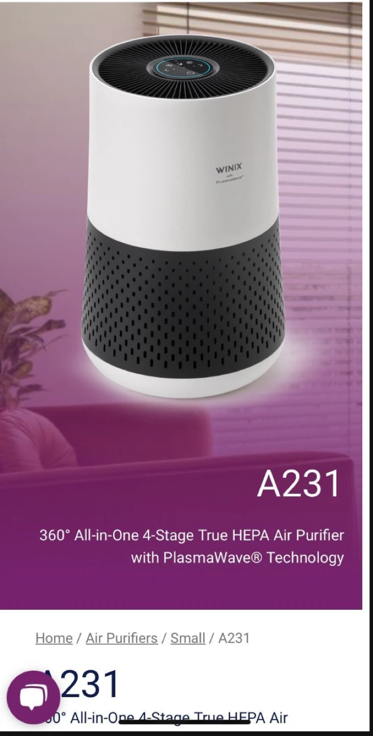 Winix A231 Air Purifier - Like New! - photo 3