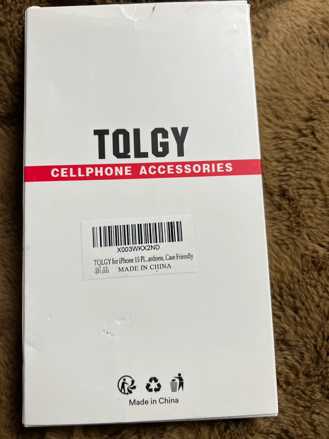 TQLGY iPhone 15 Screen Protector - New