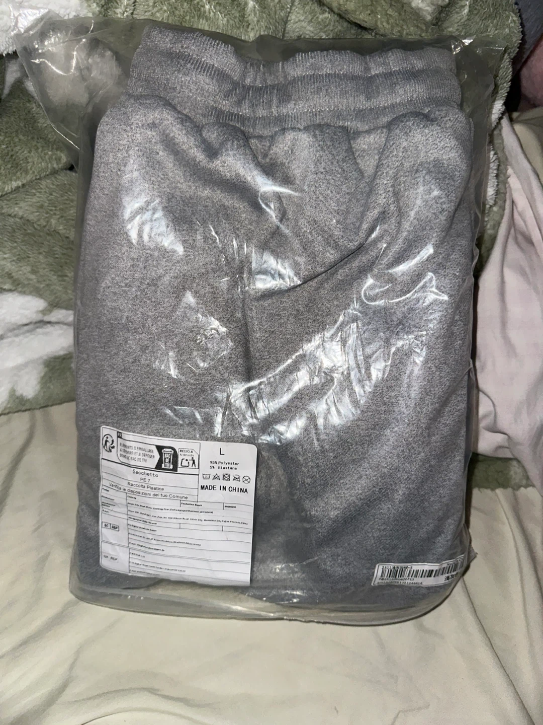 New Sasorette Gray Sweatpants - Size L - photo 3