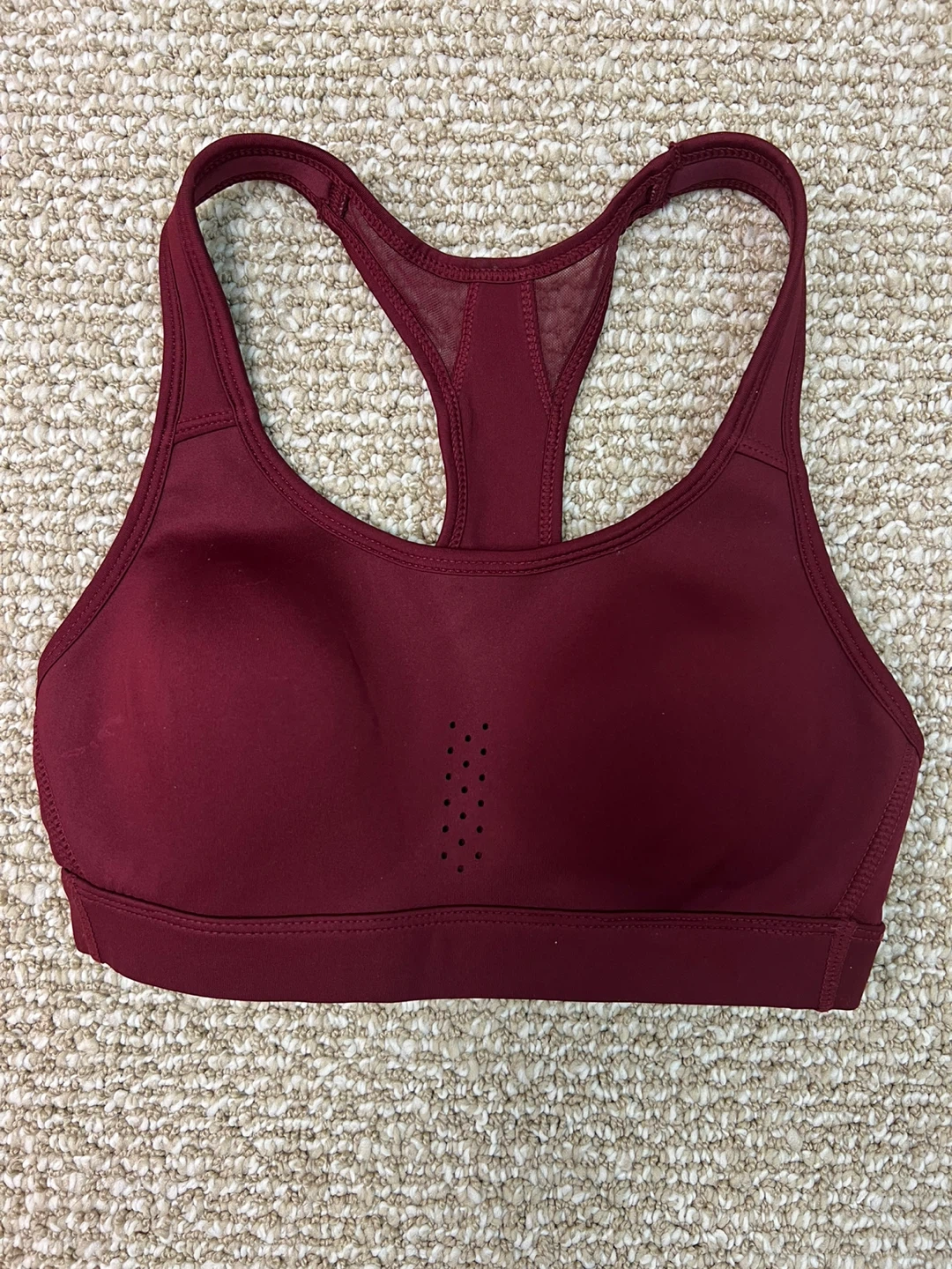 Avia Sports Bra - Size S - Burgundy
