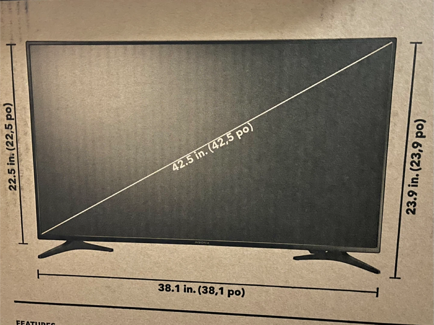 Moving sale - NEW Insignia 43" LED TV - photo 5