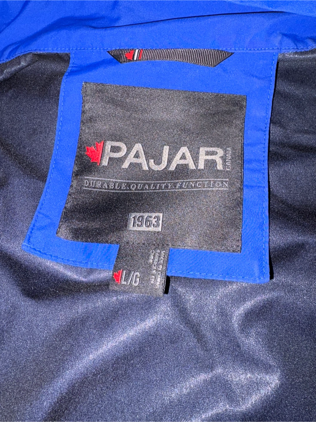 Pajar Canada Blue Jacket - Size L/G - photo 2