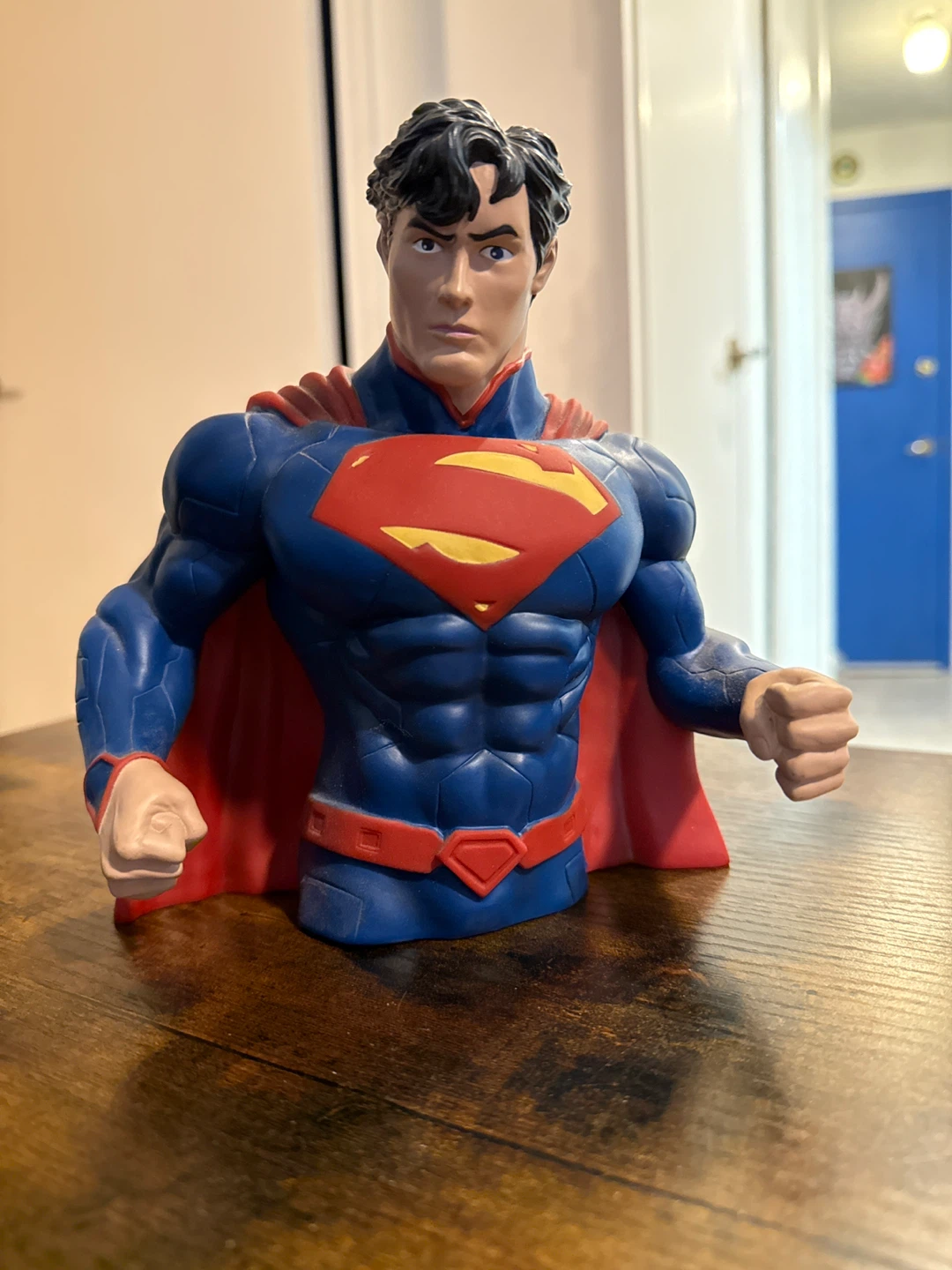 Superman Head Bust Bank - DC Comics