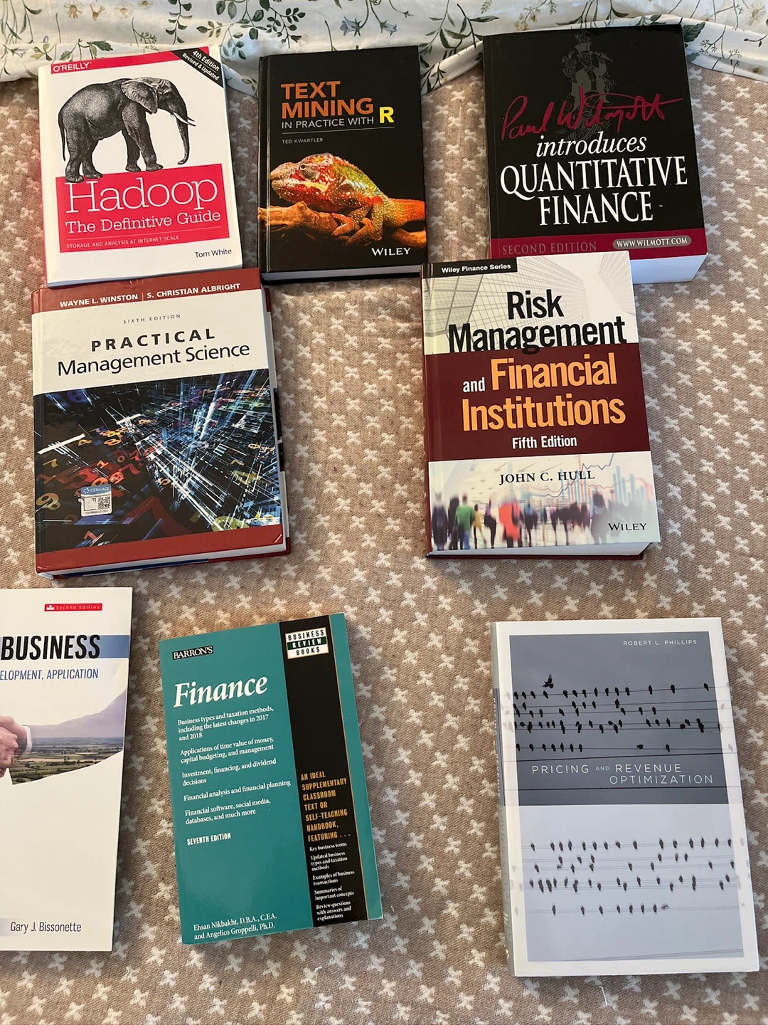 Business & Finance Textbooks - Hadoop, Risk Management & More