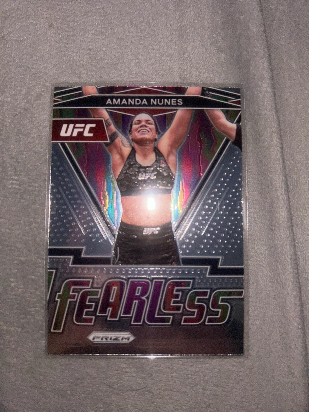 Amanda Nunes UFC Prizm Trading Card
