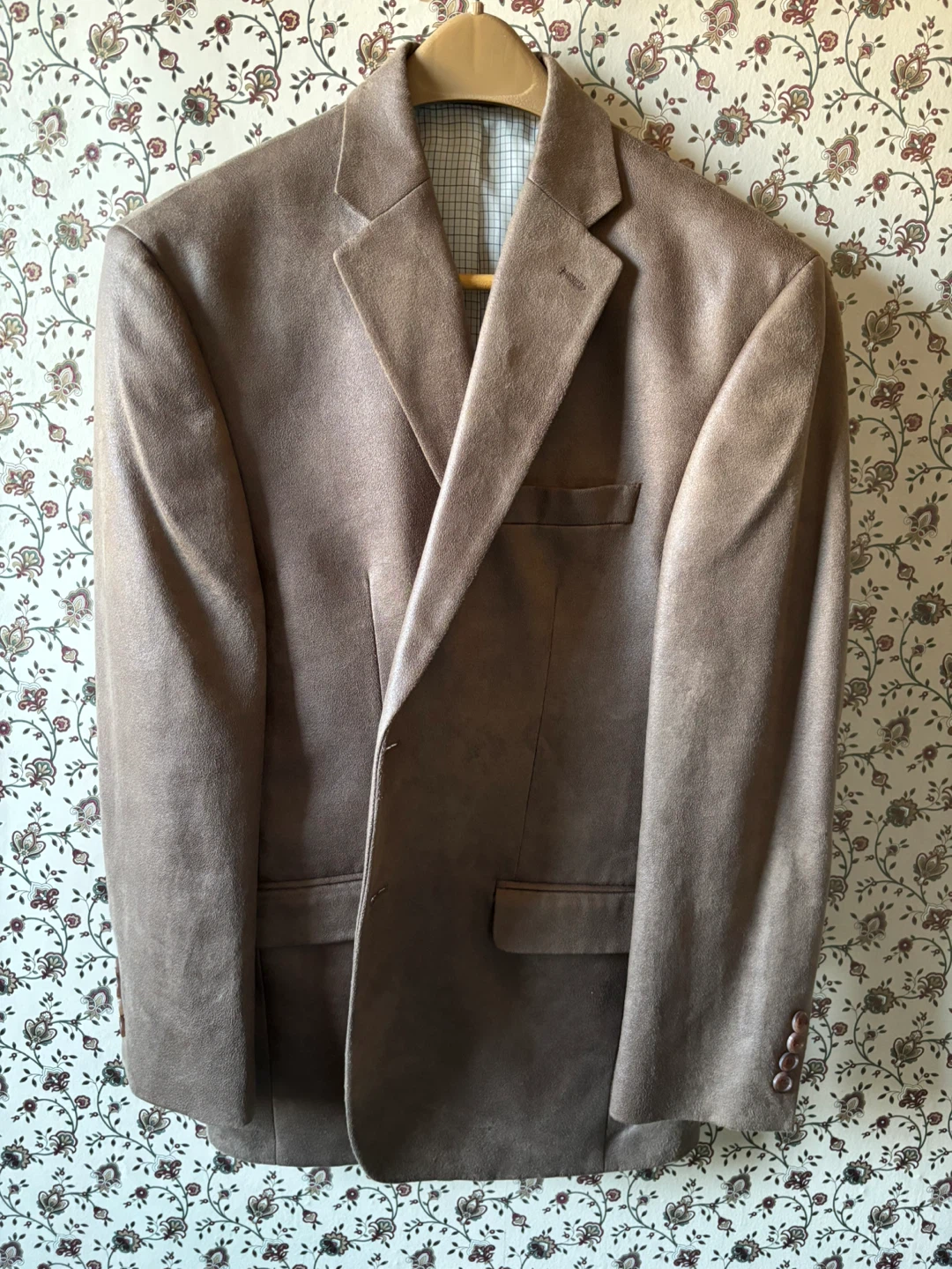 Men Suede - Lauren Ralph Lauren Brown Blazer - Size 38S - photo 2