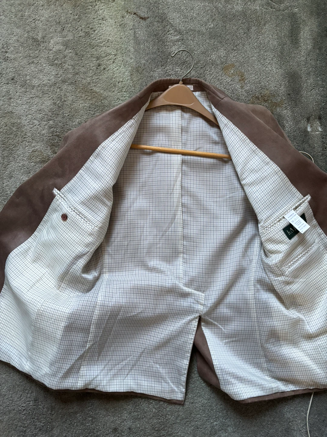 Men Suede - Lauren Ralph Lauren Brown Blazer - Size 38S - photo 4