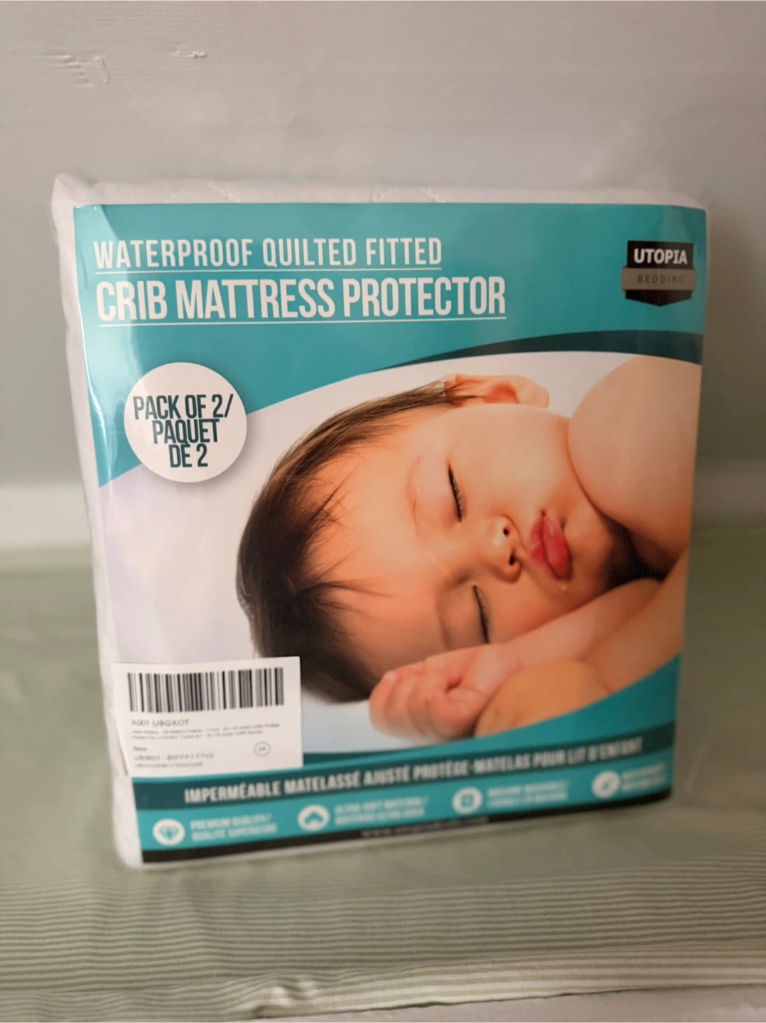 New Utopia Bedding Crib Mattress Protector (2-Pack) - photo 4