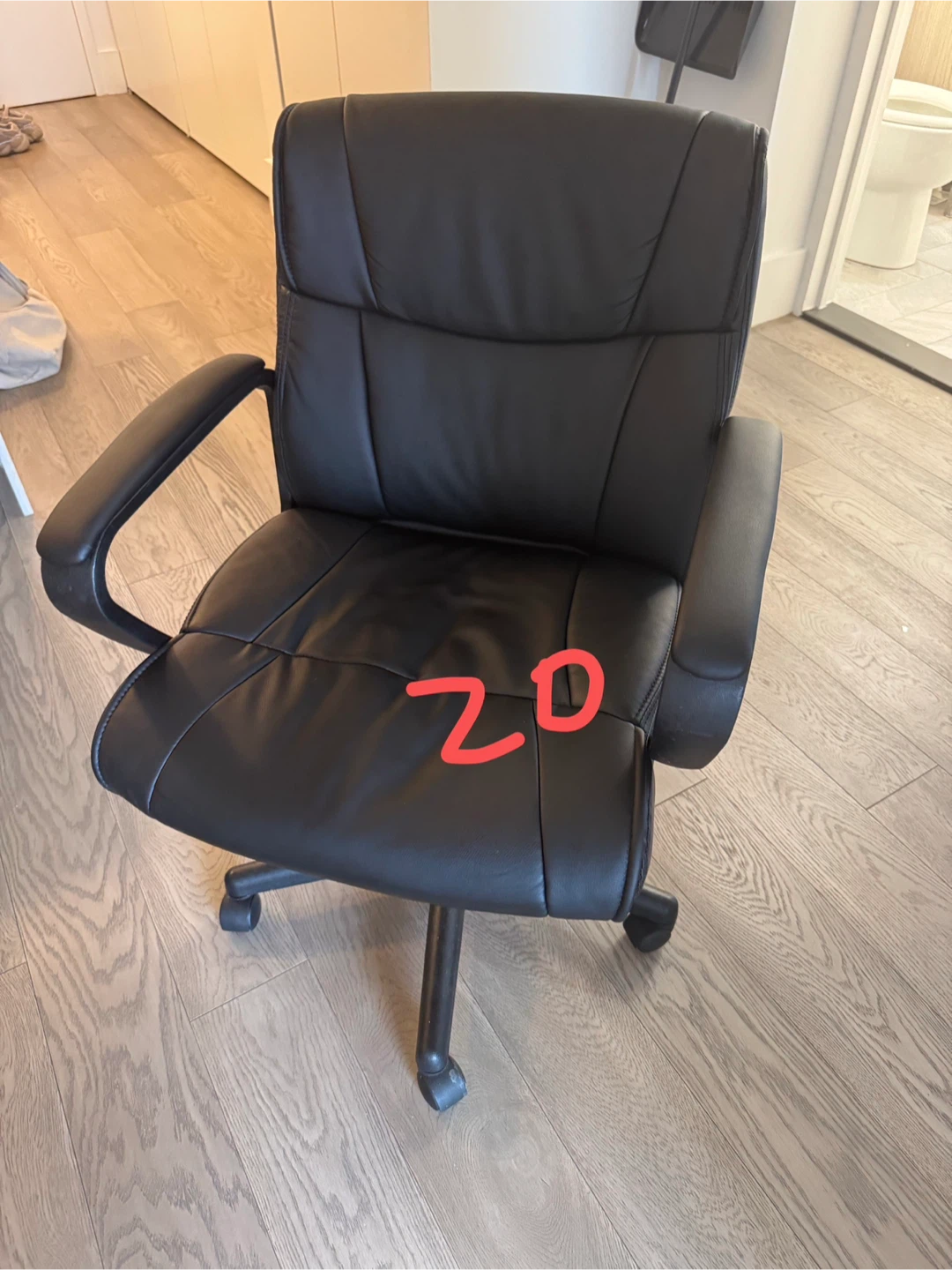 Black Office Chair_ Good Condition