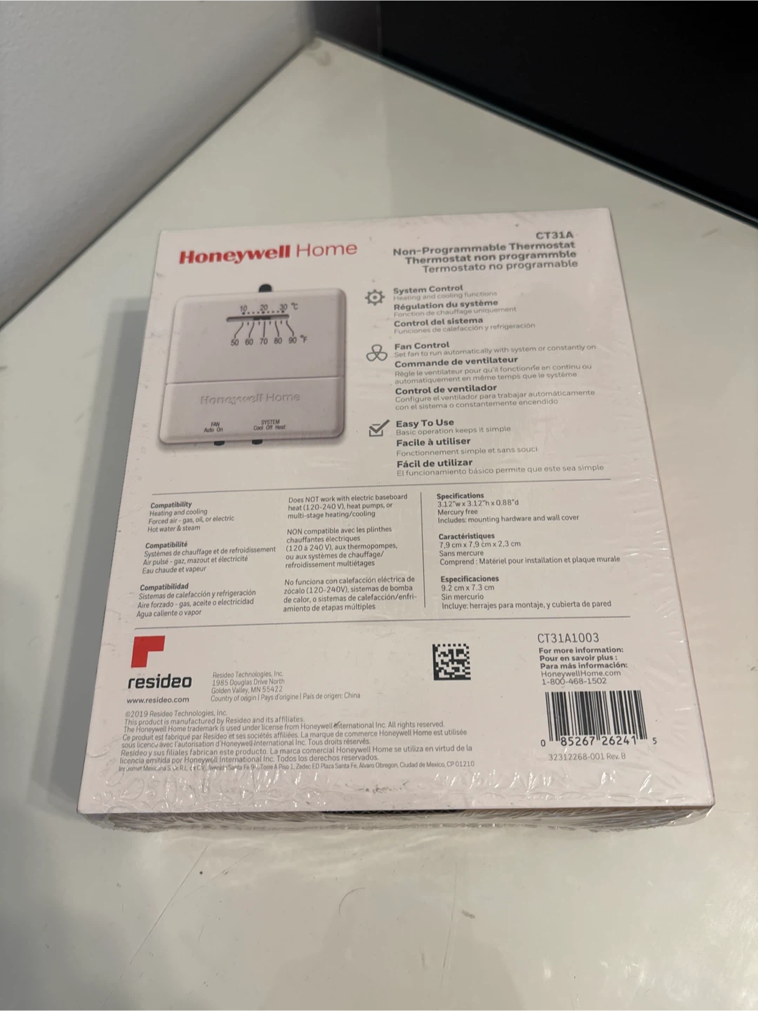 New Honeywell Home 🌱 CT31A Thermostat - photo 2