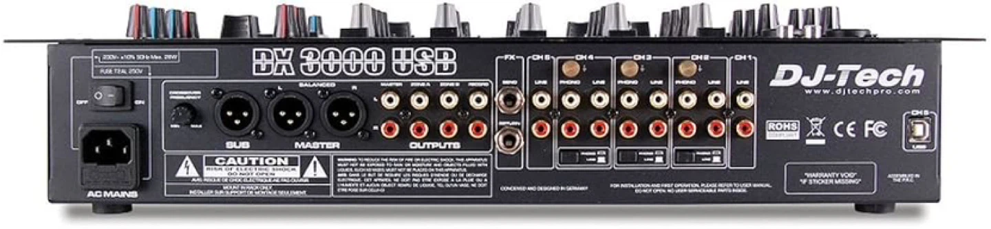 DJ-Tech DX 3000 USB Mixer - photo 2