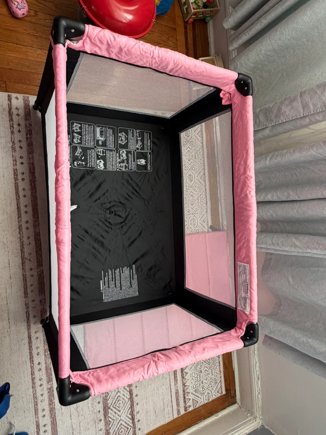 Portable Baby Crib With Mattress