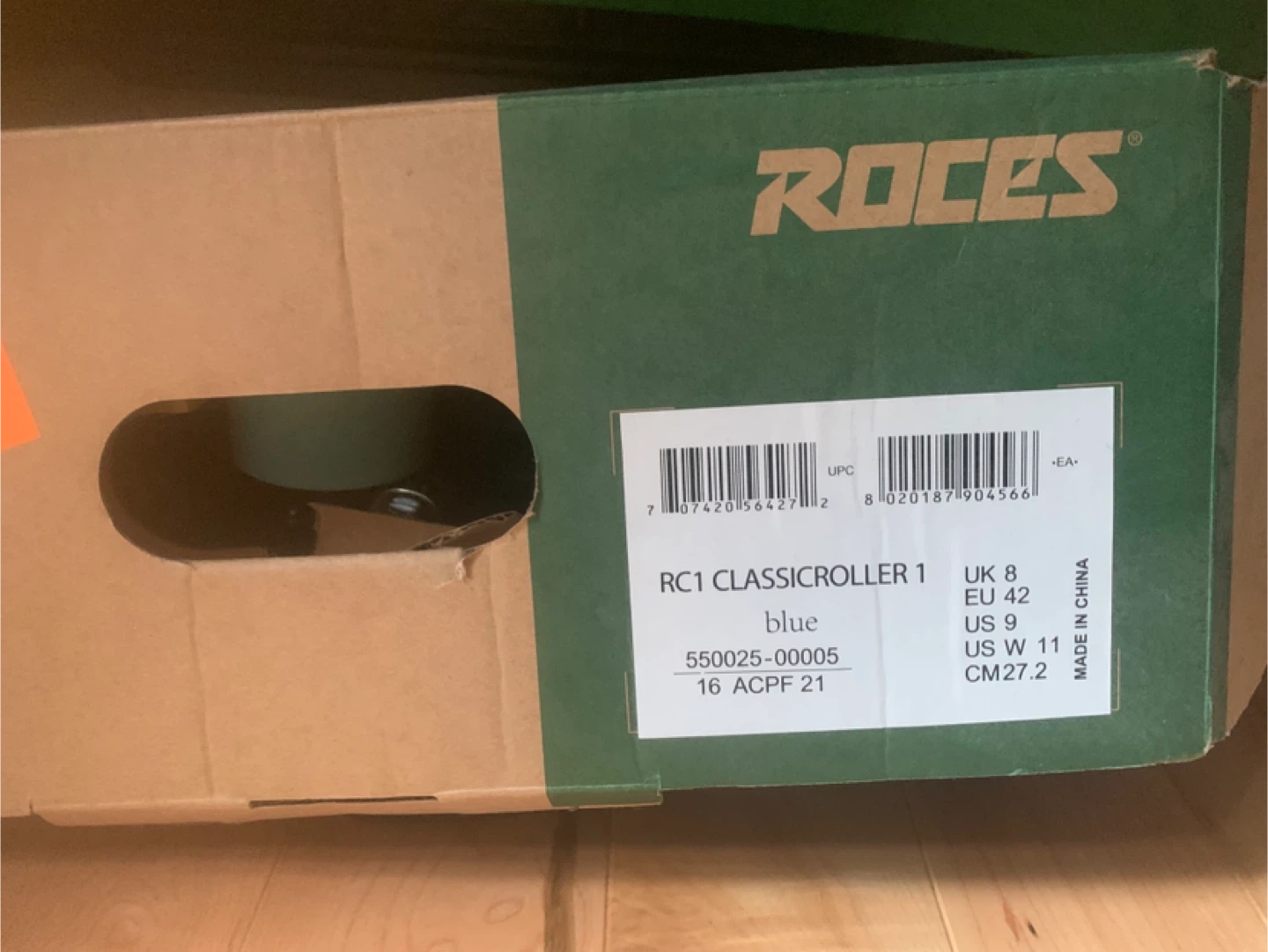 Roces RC1 Classic Roller Skates - Blue, US 9 - photo 2