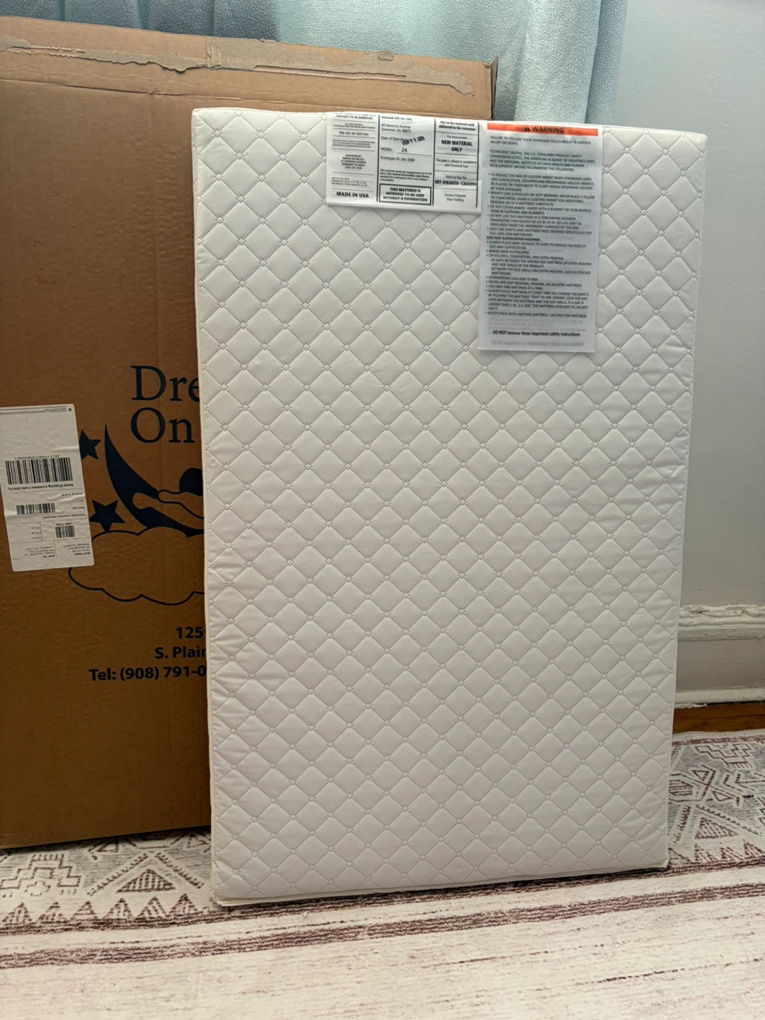 Portable Baby Crib With Mattress - photo 5