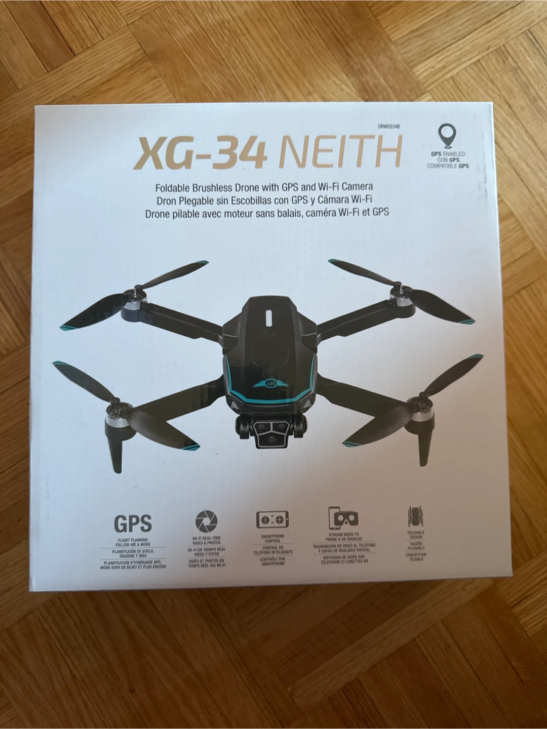 XG-34 NEITH Foldable Brushless Drone with GPS
