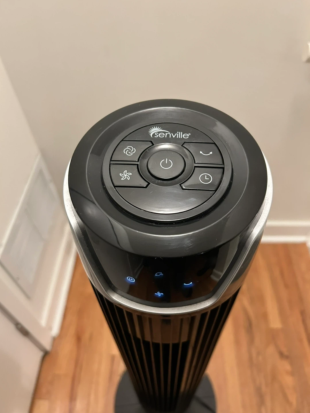 Senville Tower Fan - Black