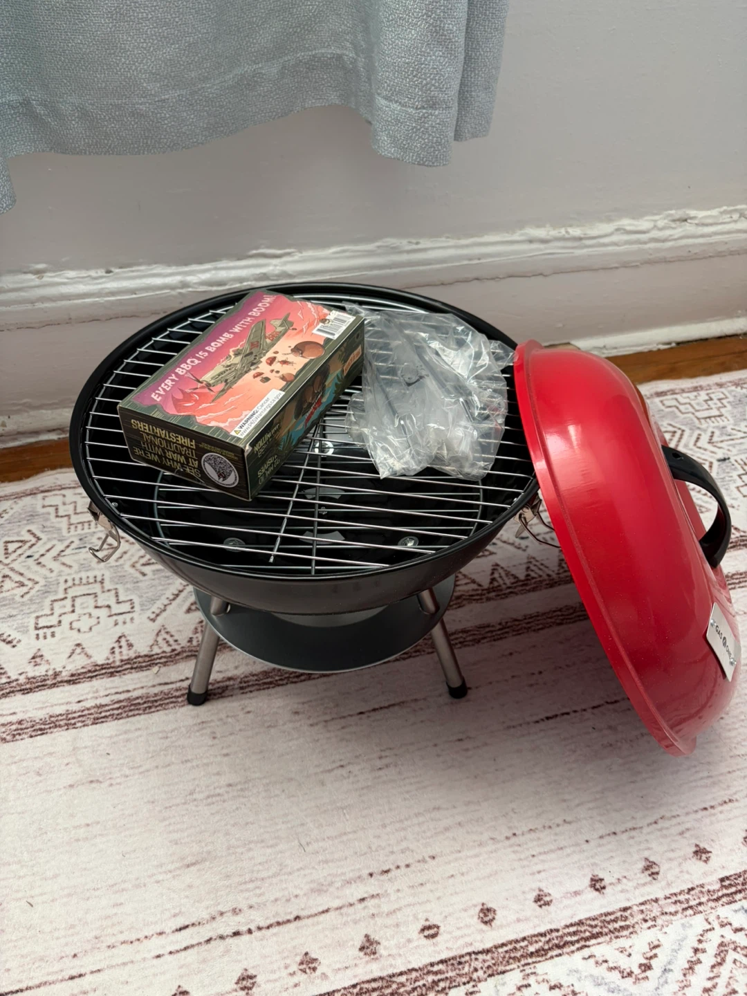 Gas One Portable Tabletop Grill - Red - photo 2