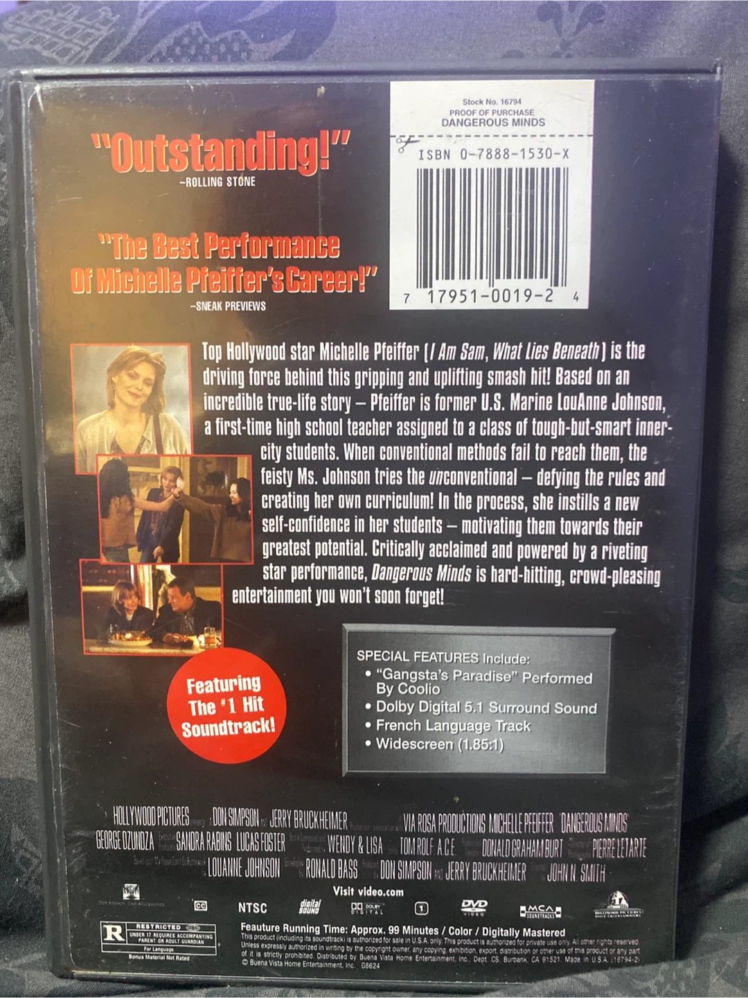 Dangerous Minds DVD - photo 2
