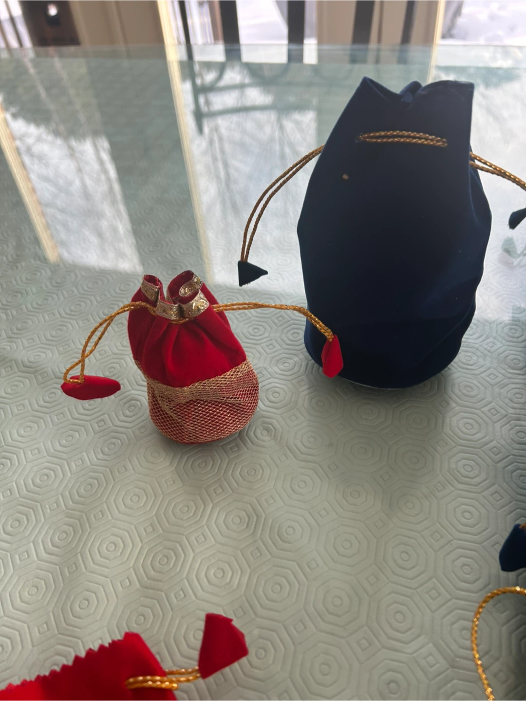 Small Velvet Drawstring Gift Bags