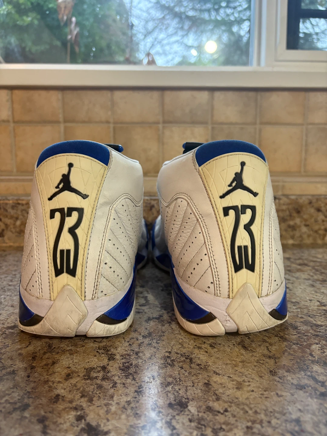 Jordan XIV (14) White/Blue Shoes - photo 2