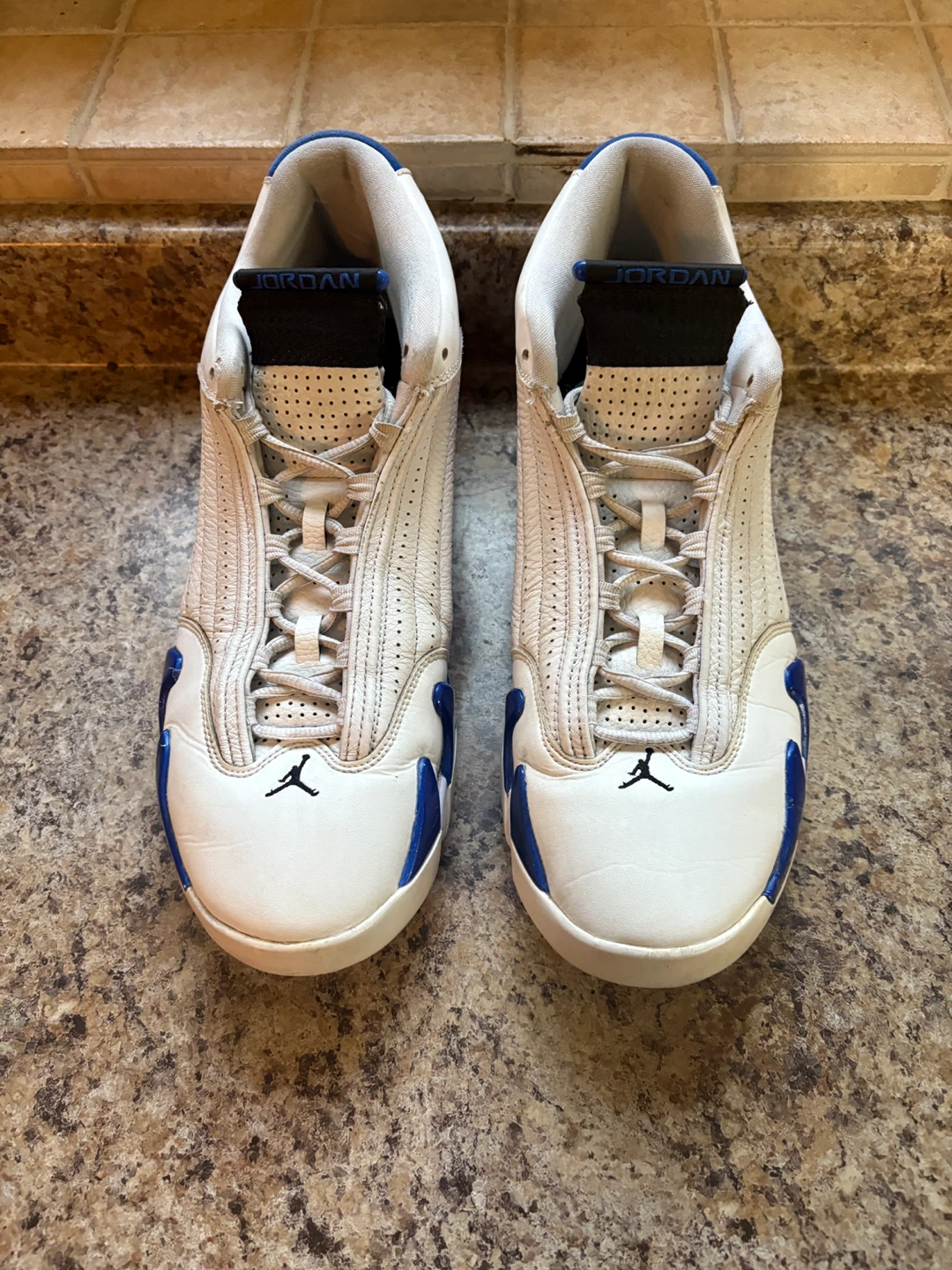Jordan XIV (14) White/Blue Shoes - photo 4