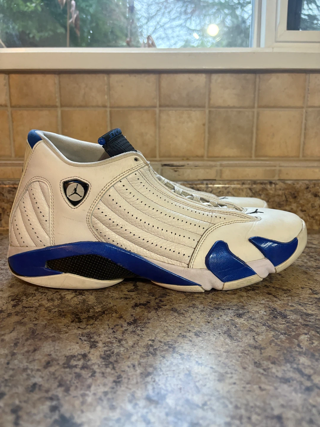 Jordan XIV (14) White/Blue Shoes - photo 3