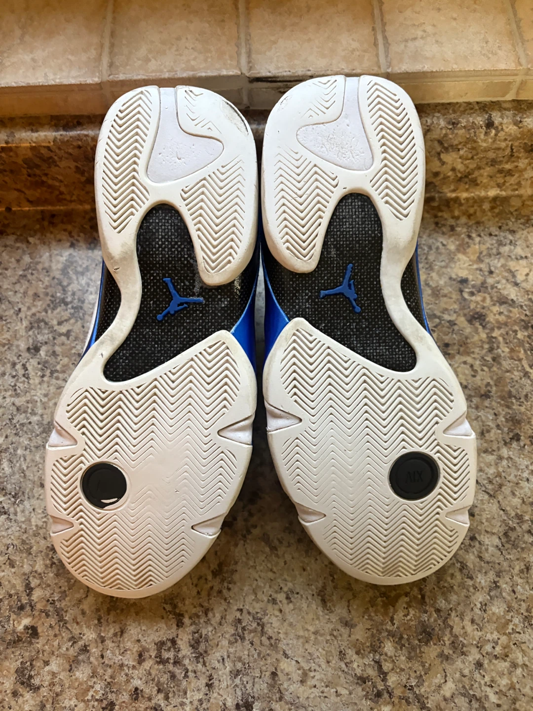 Jordan XIV (14) White/Blue Shoes - photo 5