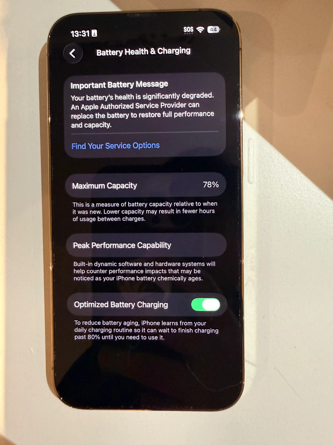 iPhone 13 Pro Gold - 1TB - photo 4