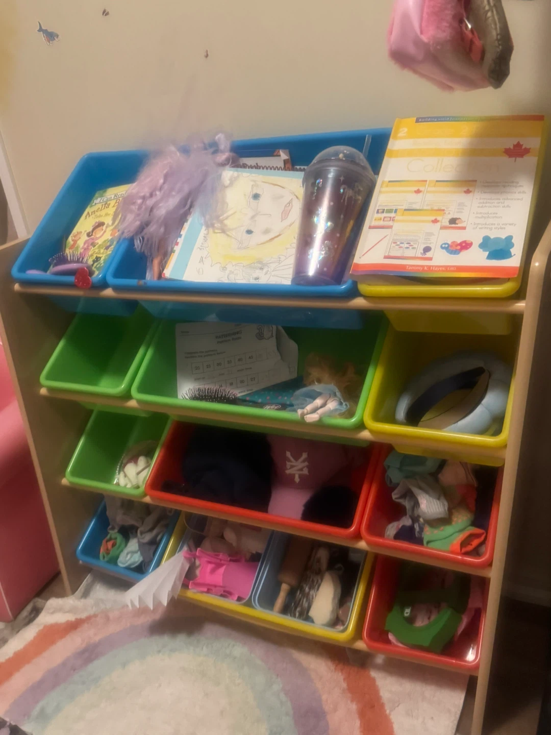 Kids Toy Storage Organizer with Bins