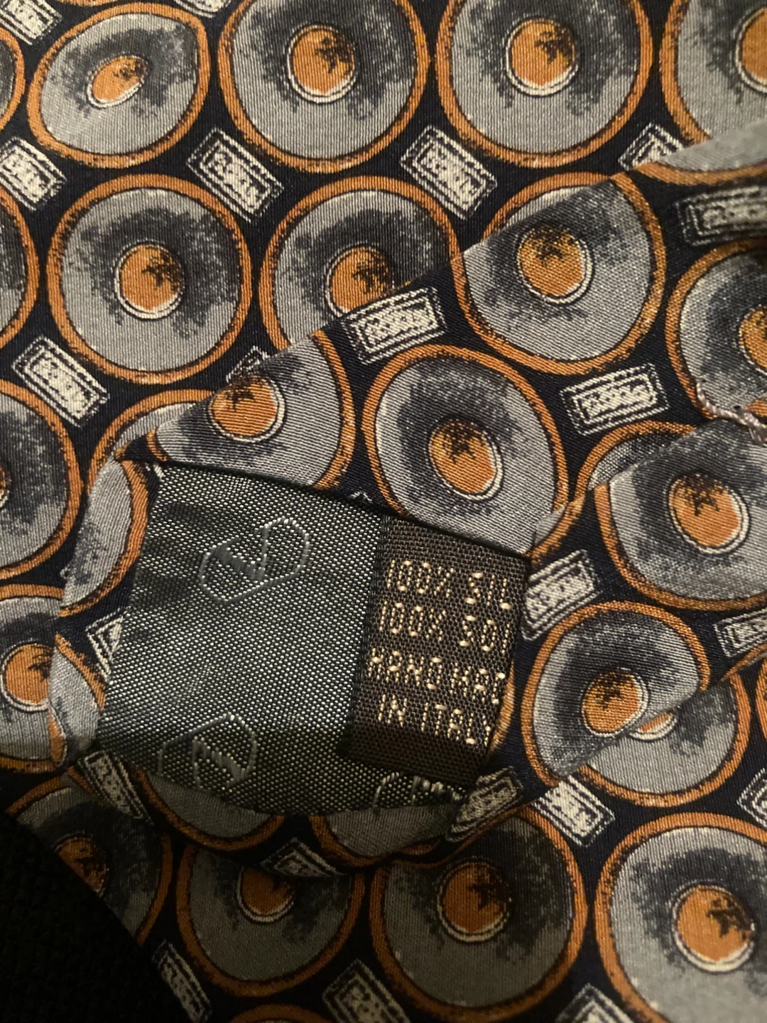 Vintage Valentino Cravatte Silk Tie  Handmade - photo 3