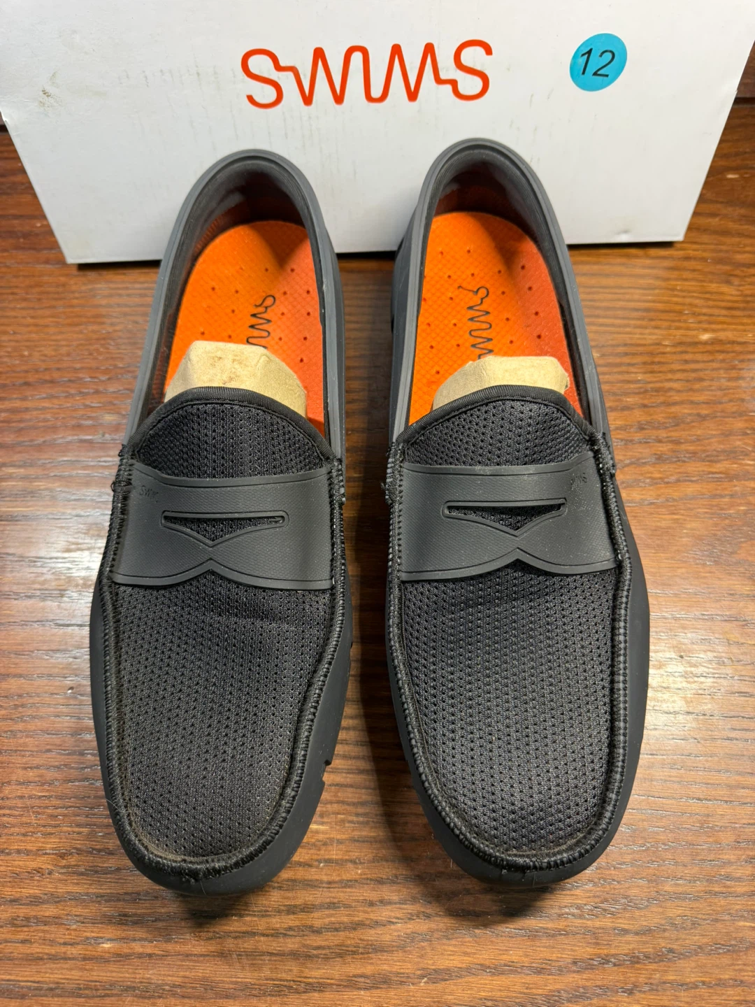 SWIMS Men’s Penny Loafer Moccasins Black Size 12 - photo 2