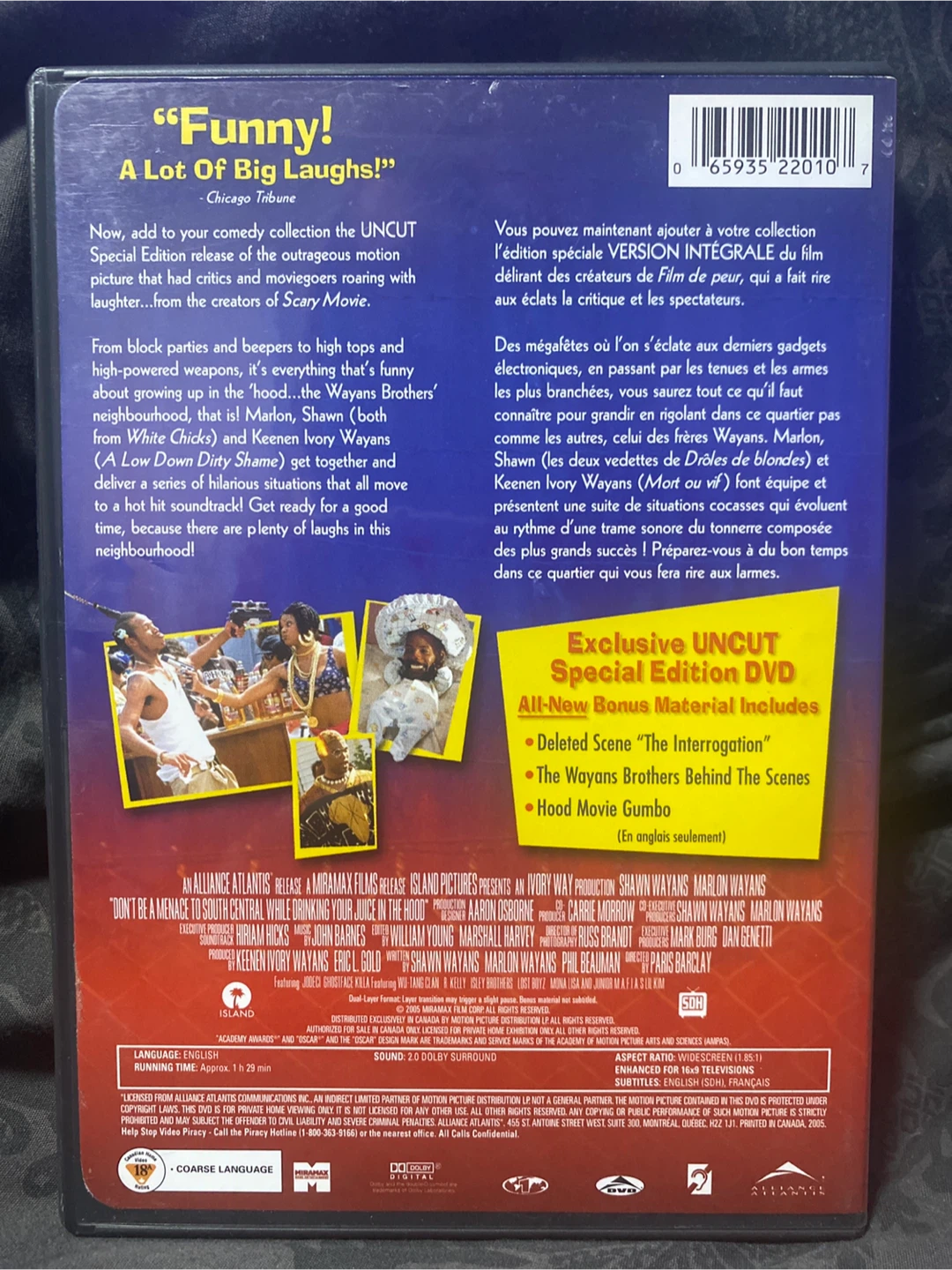 Don't Be a Menace DVD - photo 2