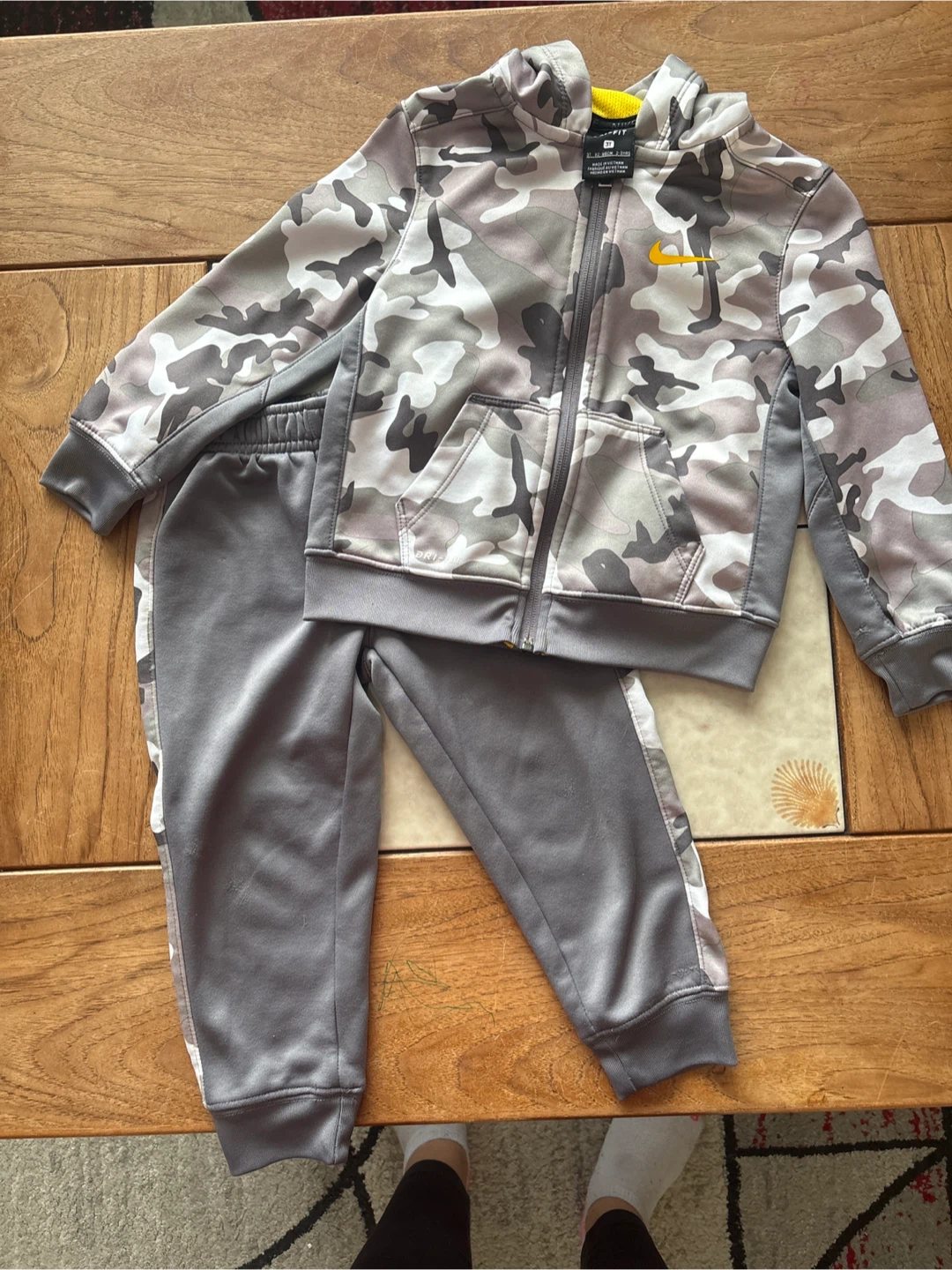 Nike Camo Tracksuit - Size 3T