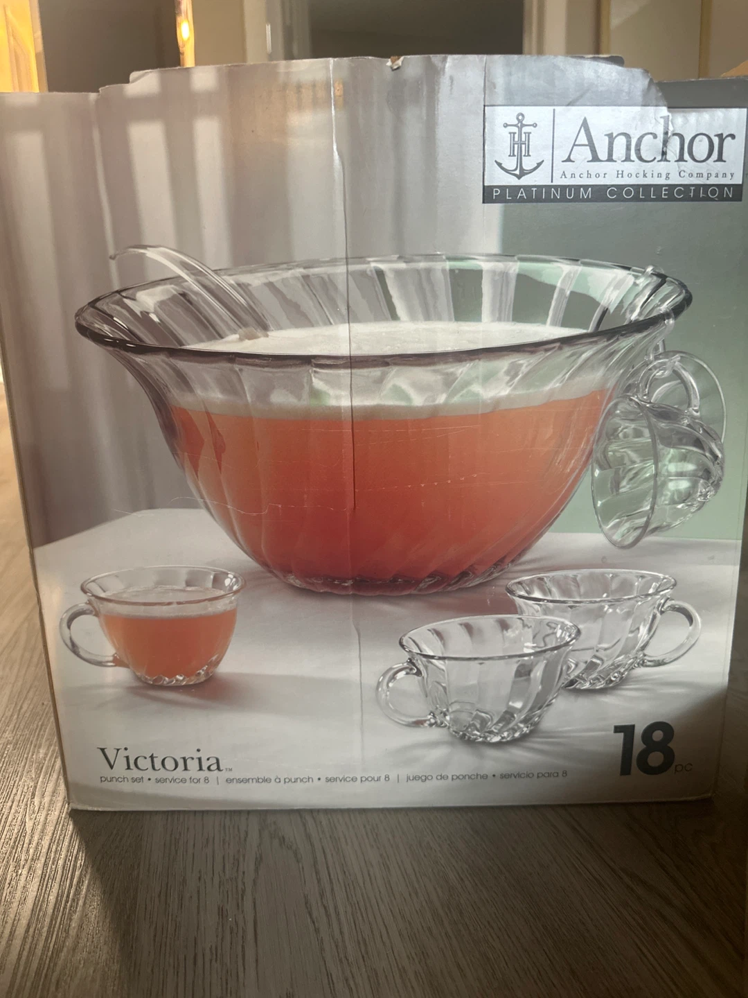 Anchor Hocking Victoria 18-pc Punch Bowl Set - photo 2