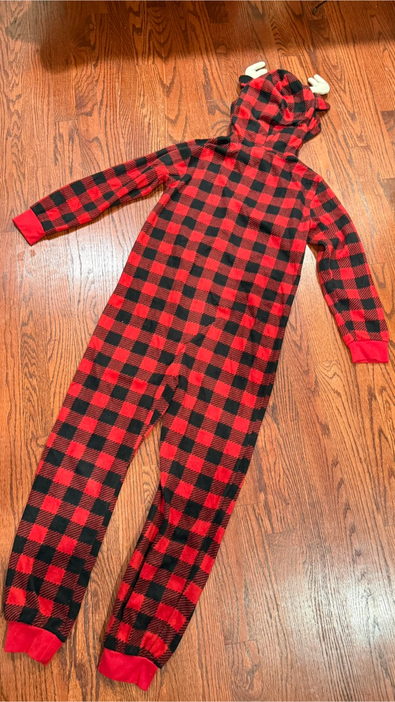Max & Olivia Red Plaid Onesie Size 2/14 - photo 2