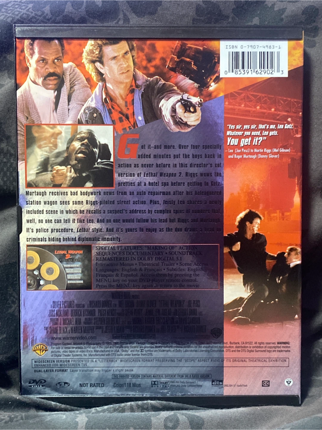 Lethal Weapon 2 DVD - Director's Cut - photo 2