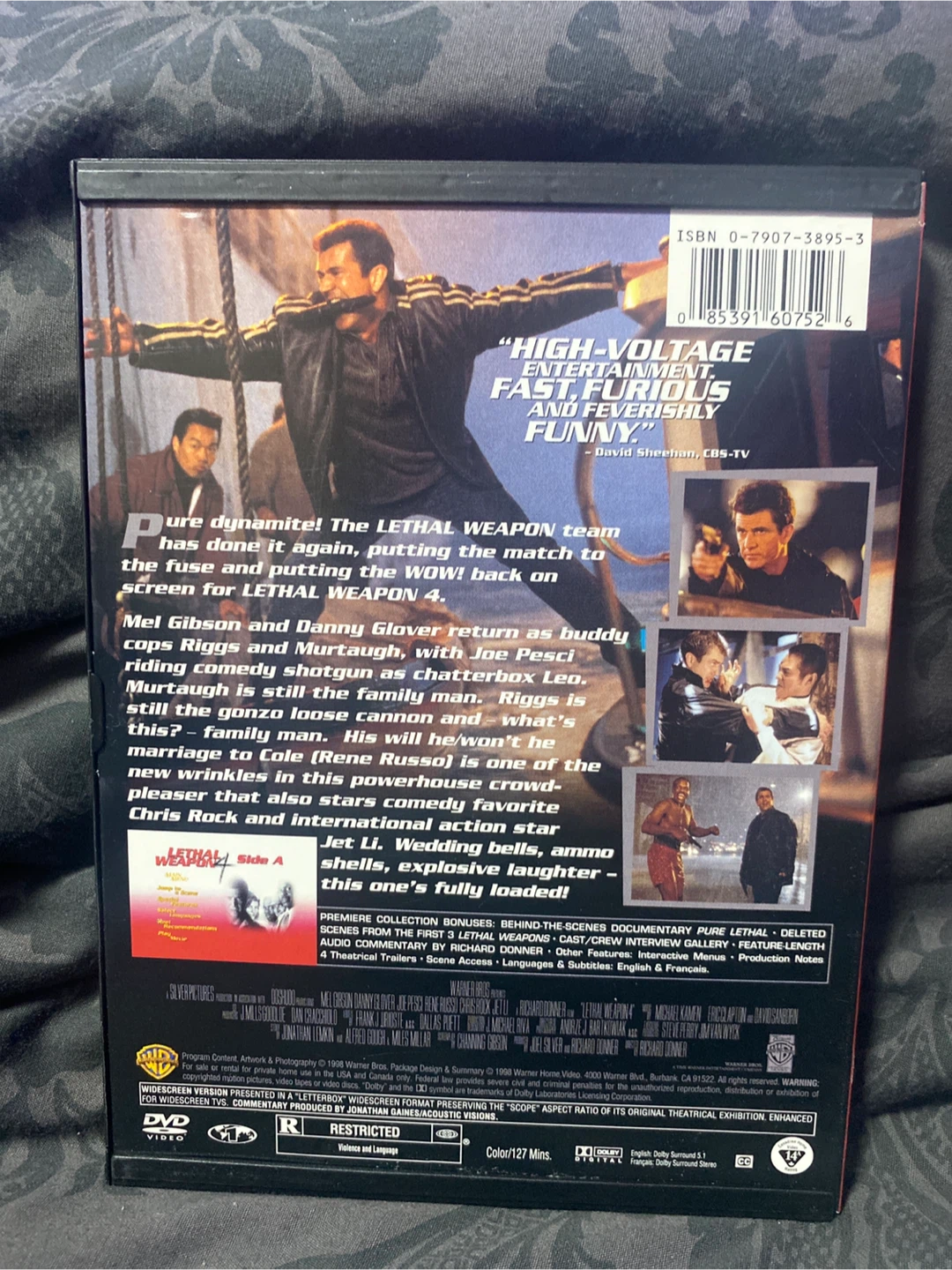 Lethal Weapon 4 DVD - Action Comedy - photo 2