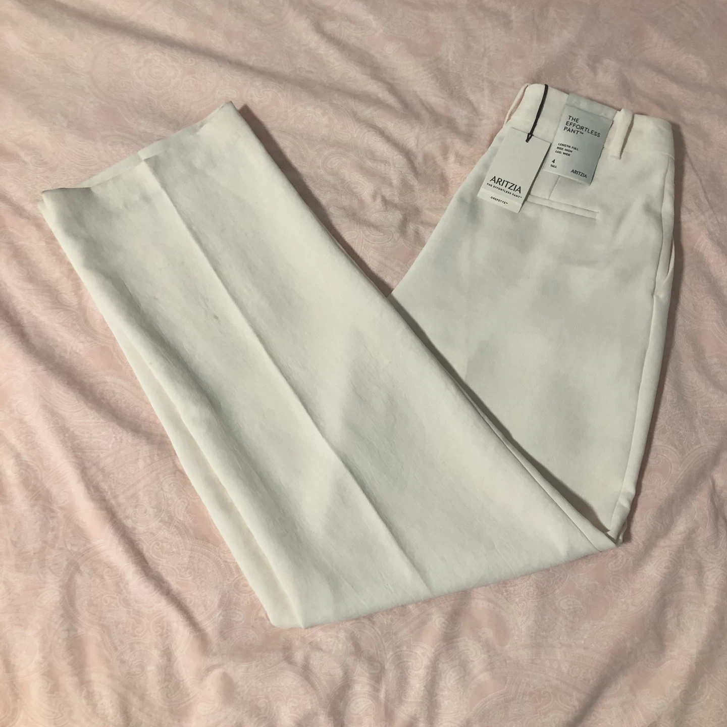 Aritzia effortless pant in light birch