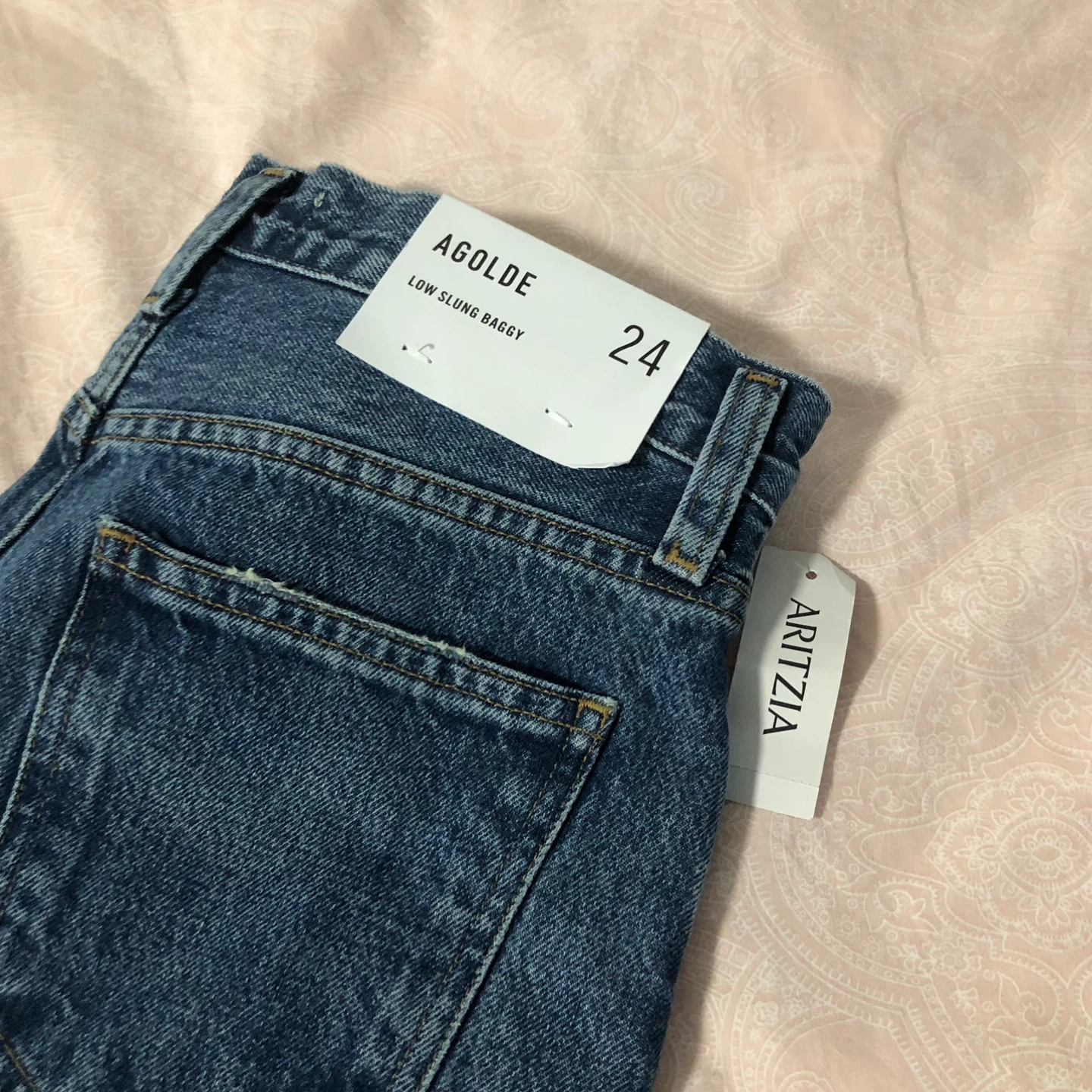 Agolde low slung baggy jean - photo 2