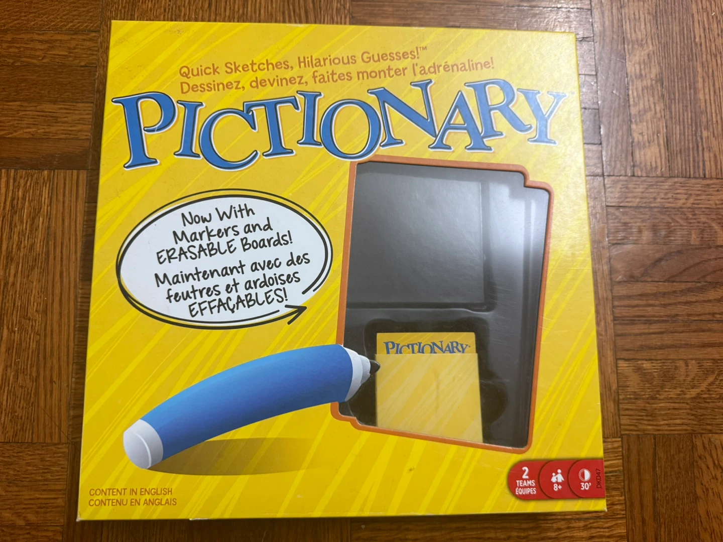 Pictionary Board Game with Erasable Boards - photo 2